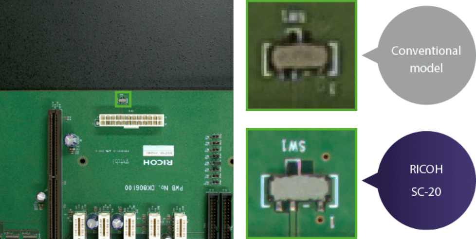 High-precision judgments thanks to 8 megapixel high-resolution imaging