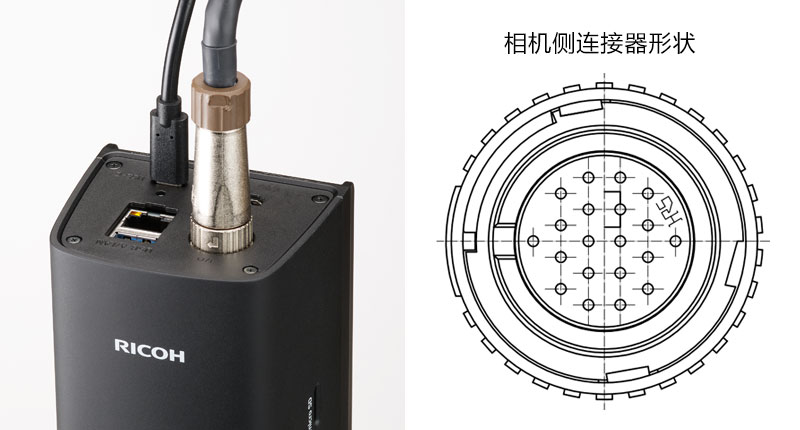 相机侧连接器形状
